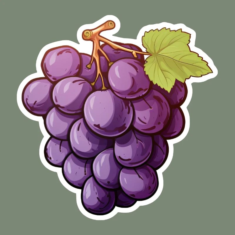 Weintraube oder dunkle Rebe