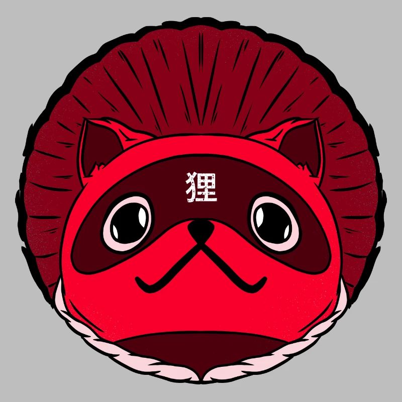 Tanuki, der Waschbär