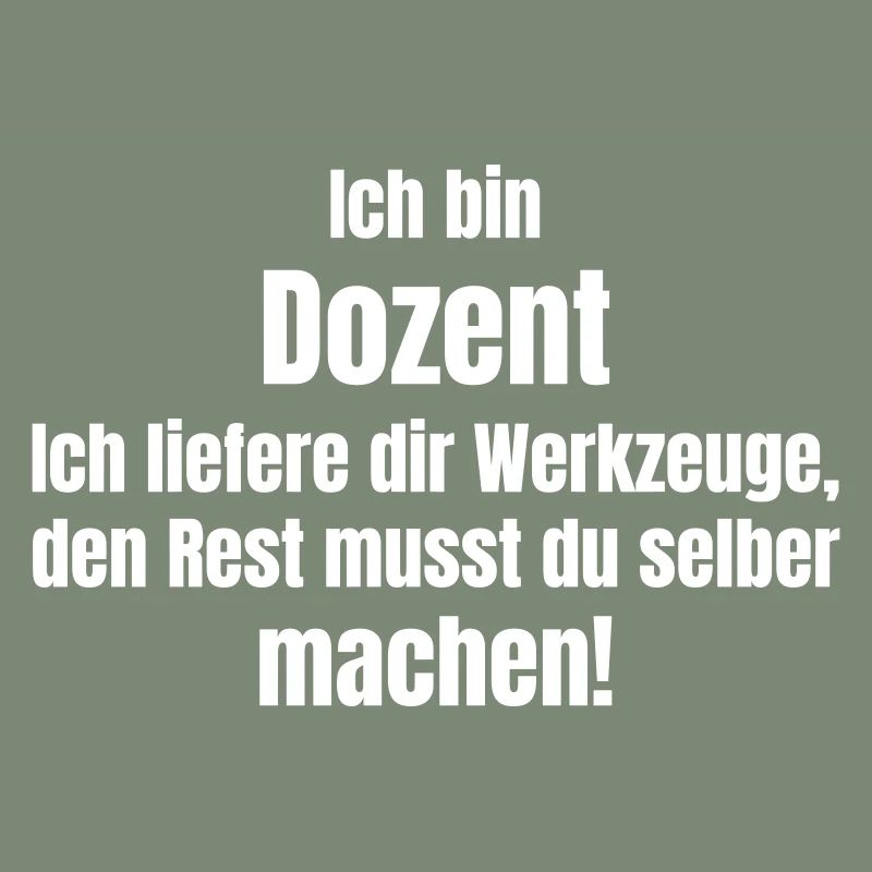 Dozent Schule oder Universität