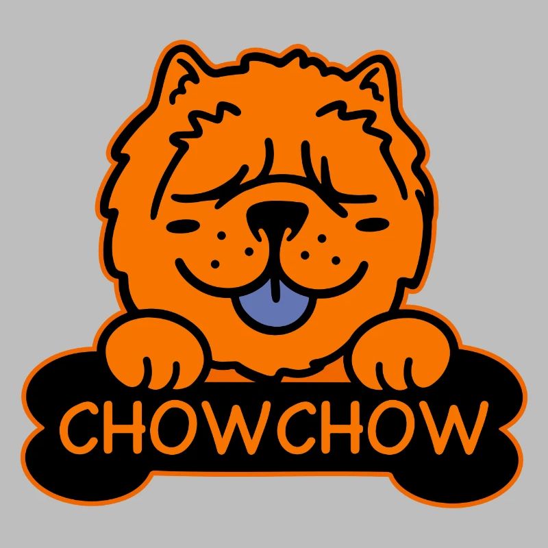 Chow Chow Chow und Knochen