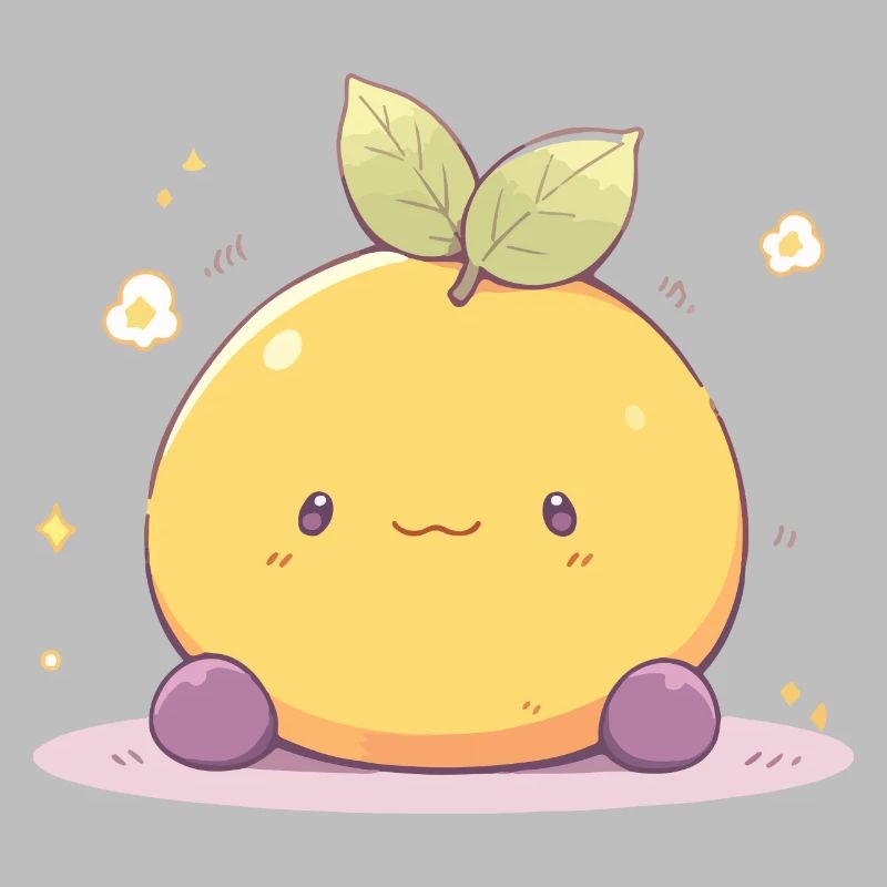 Mignon Chibi Kawaii Citron - Citron Mignon