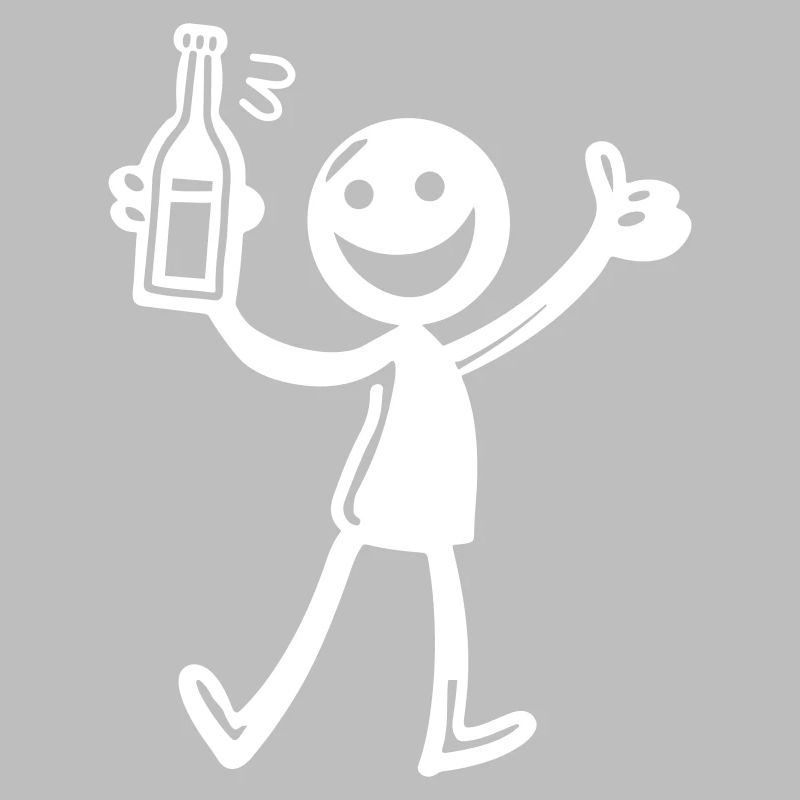 Drinking Comic Illustration Beer