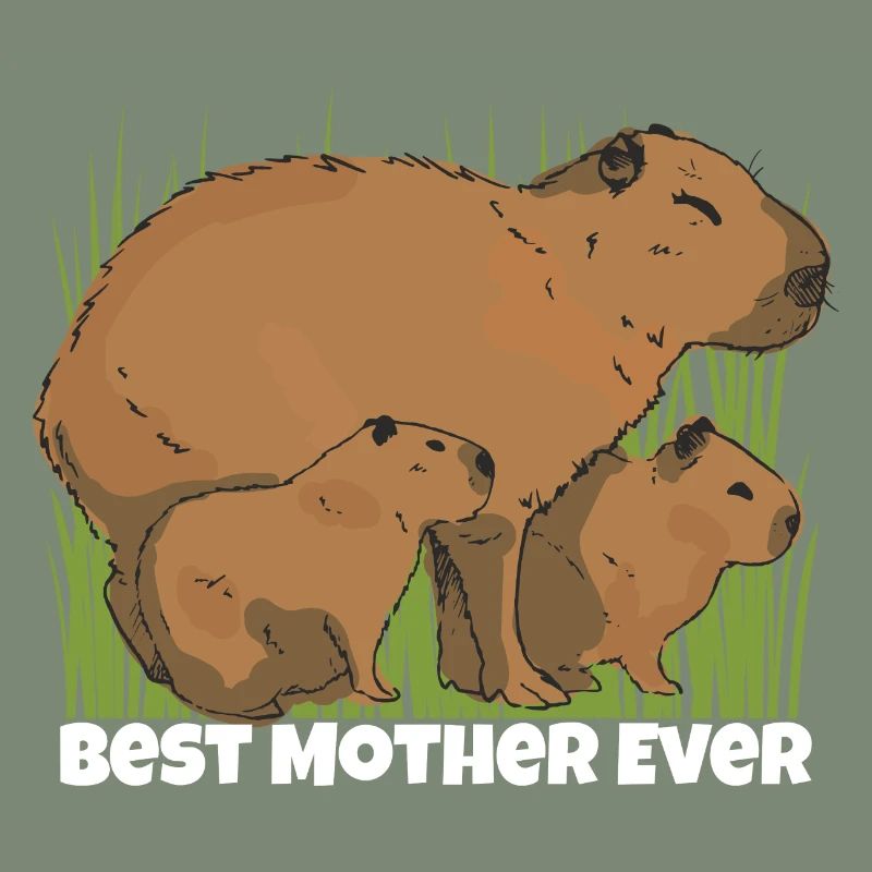 Capybara Muttertag Beste Mama