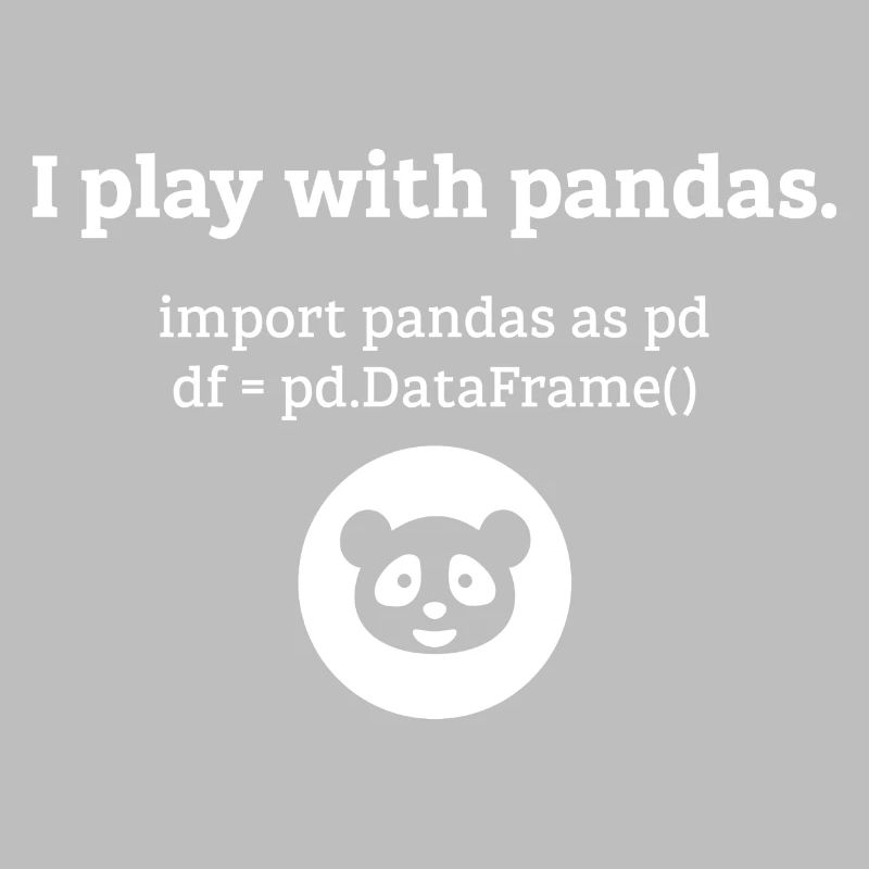 Pandas Datenwissenschaft Informatik Geschenk
