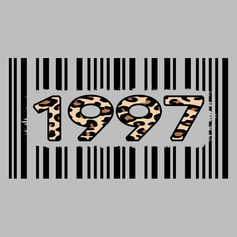 1997 Anniversaire 25 ans anniversaire Barcode Leopard