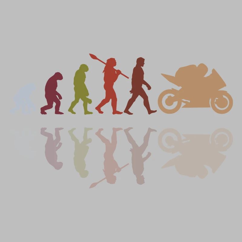 Motorcycle Evolution Vintage Shadow Biker