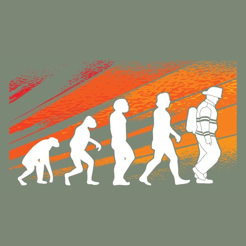 Evolution Firefighter Retro Firefighter Profession