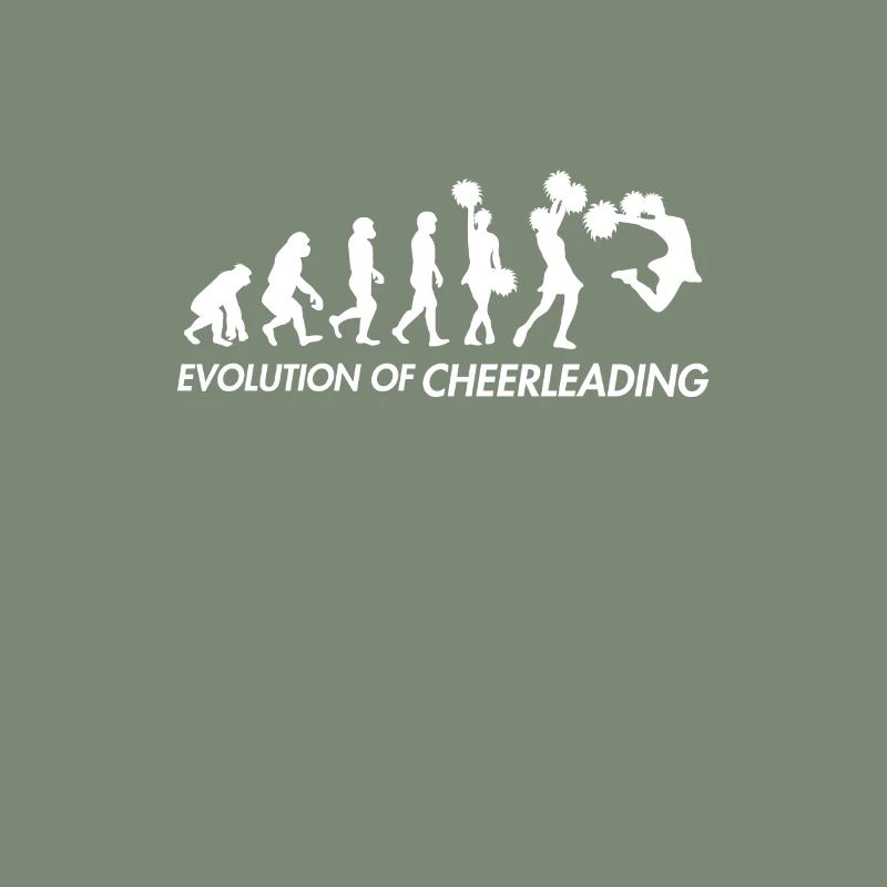 Evolution der Cheerleader, perfektes Geschenk