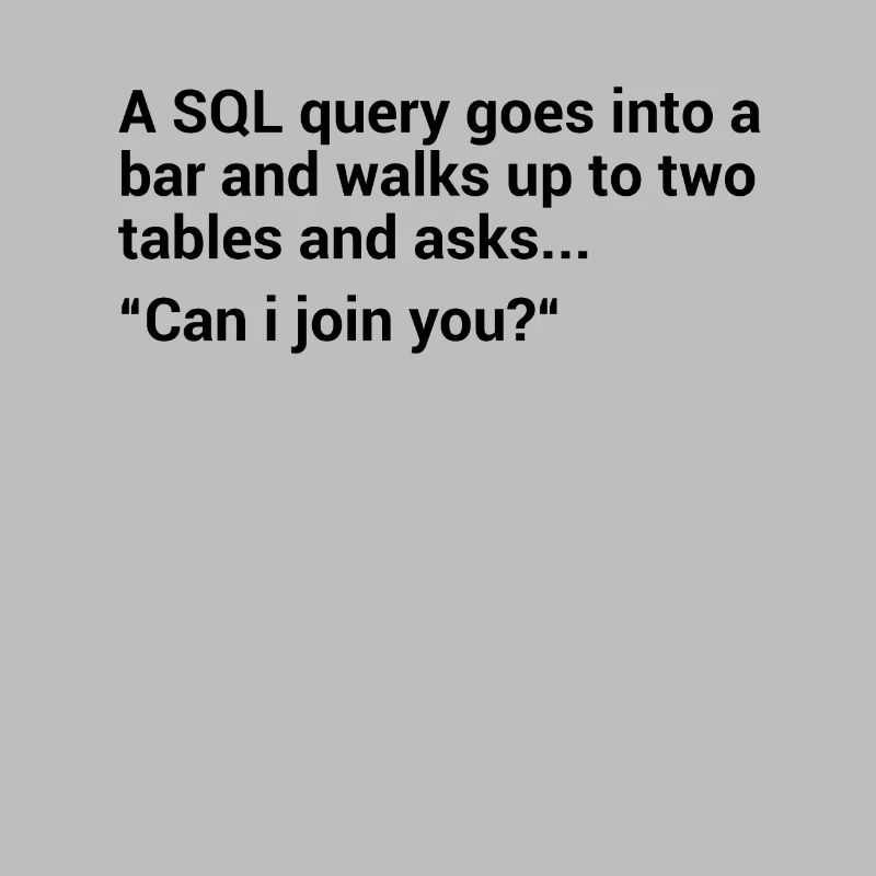 SQL Datenbank Witz