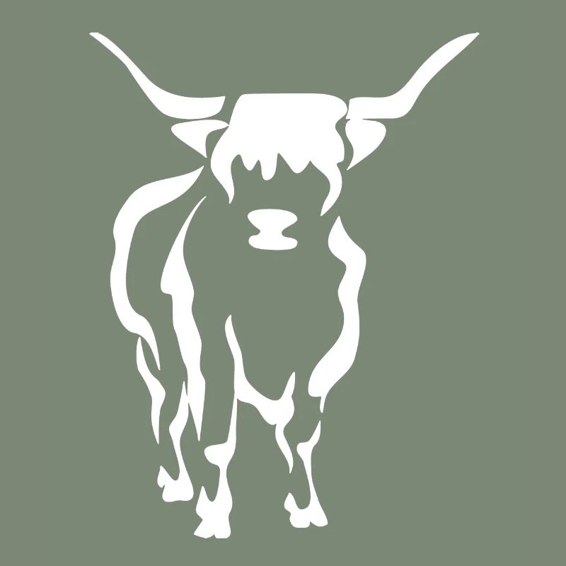 Vache veau boeuf fermier fermier silhouette cadeau