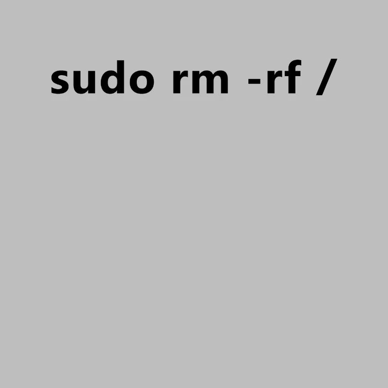 Linux Admin Programmer sudo rm rf /