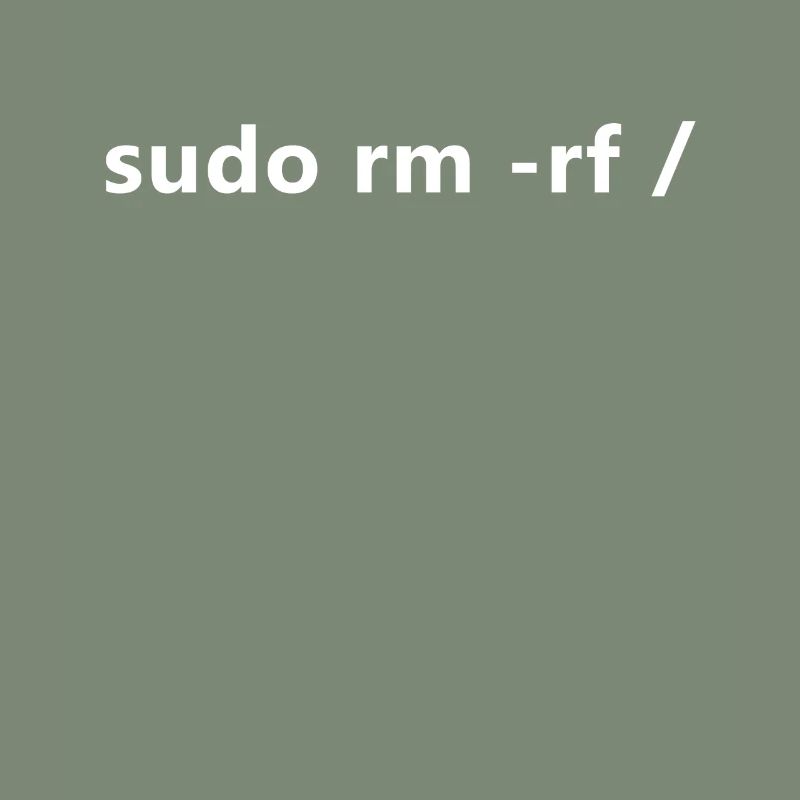 Linux Admin Programmer sudo rm rf /