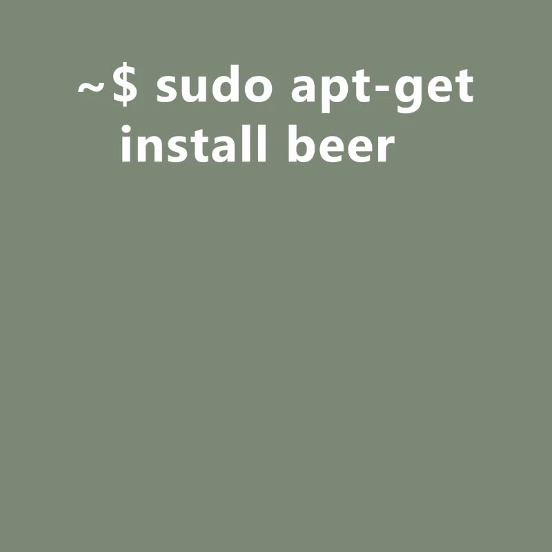 Linux sudo apt-get install beer