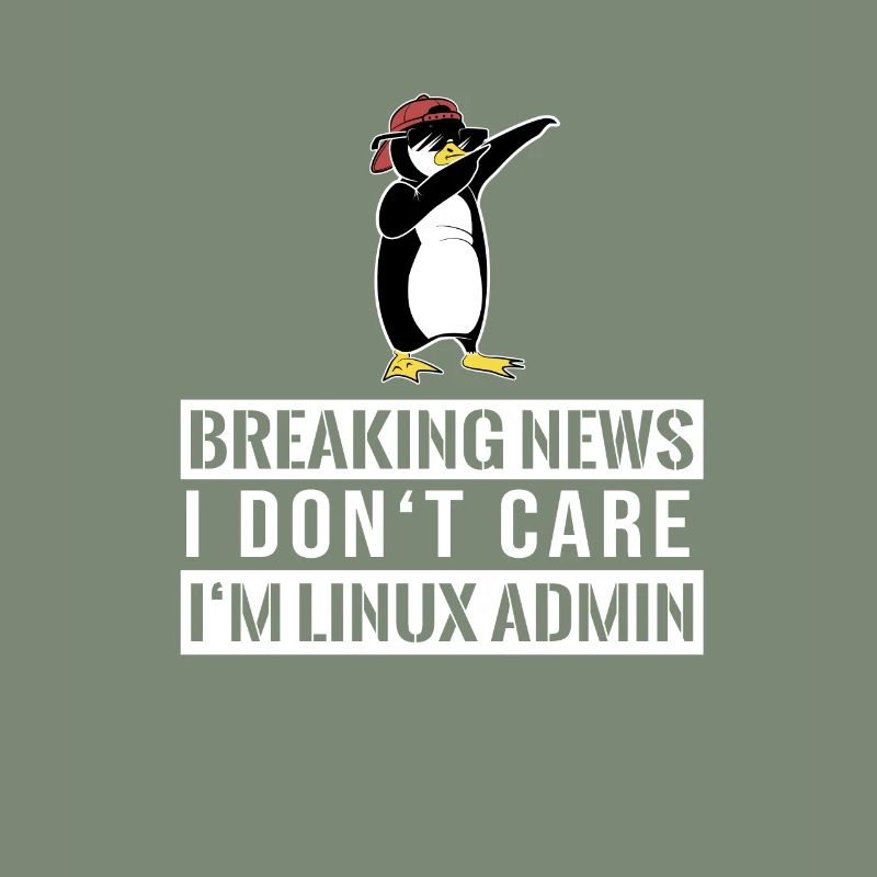 IT nerd Linux Linux penguin geek software engineer
