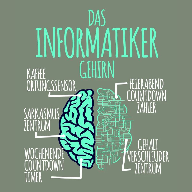 Informatiker Informatik Programmierer Nerd Geek