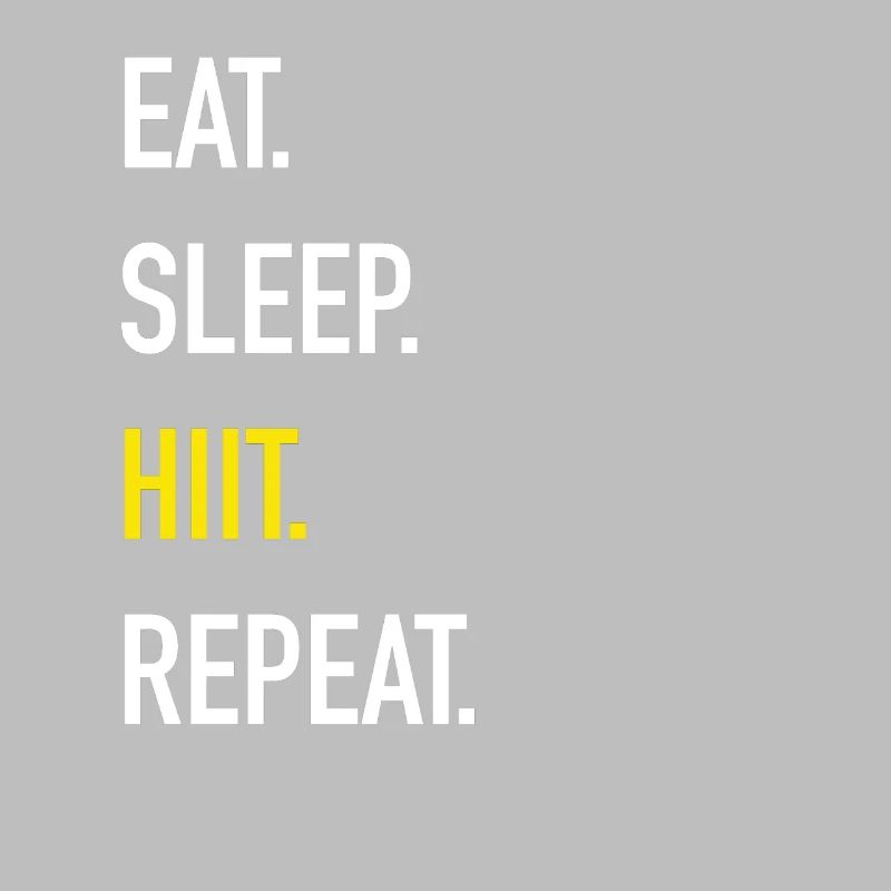 HIIT high-intensive interval training workout