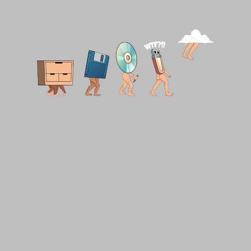 Cloud Computing Evolution - Geschenkidee für Nerd