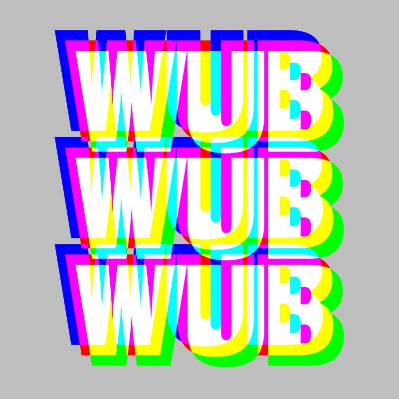 WUB WUB Dubstep Techno Rave Headbanger DJ Gift