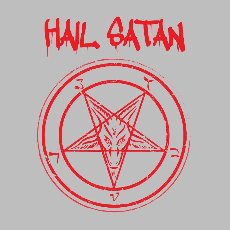 Salutations Satan disant Baphomet diable chèvre