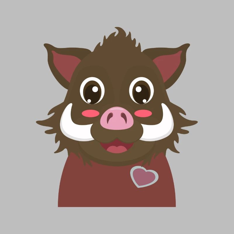 Wild boar comic