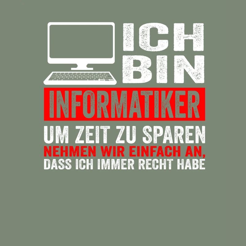 Informatiker IT Experte Informatik Informatik Lust