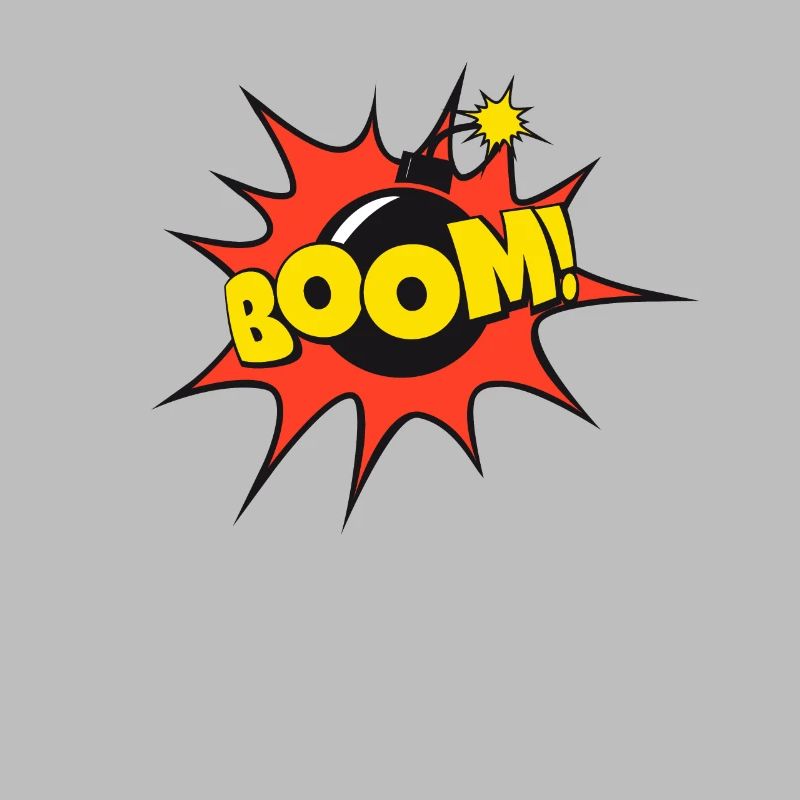 Comic speech bubble speechbubble boom bomb!