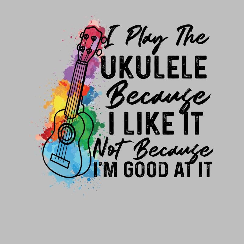 Je joue du ukulélé parce que je l'aime Ukulele Playe