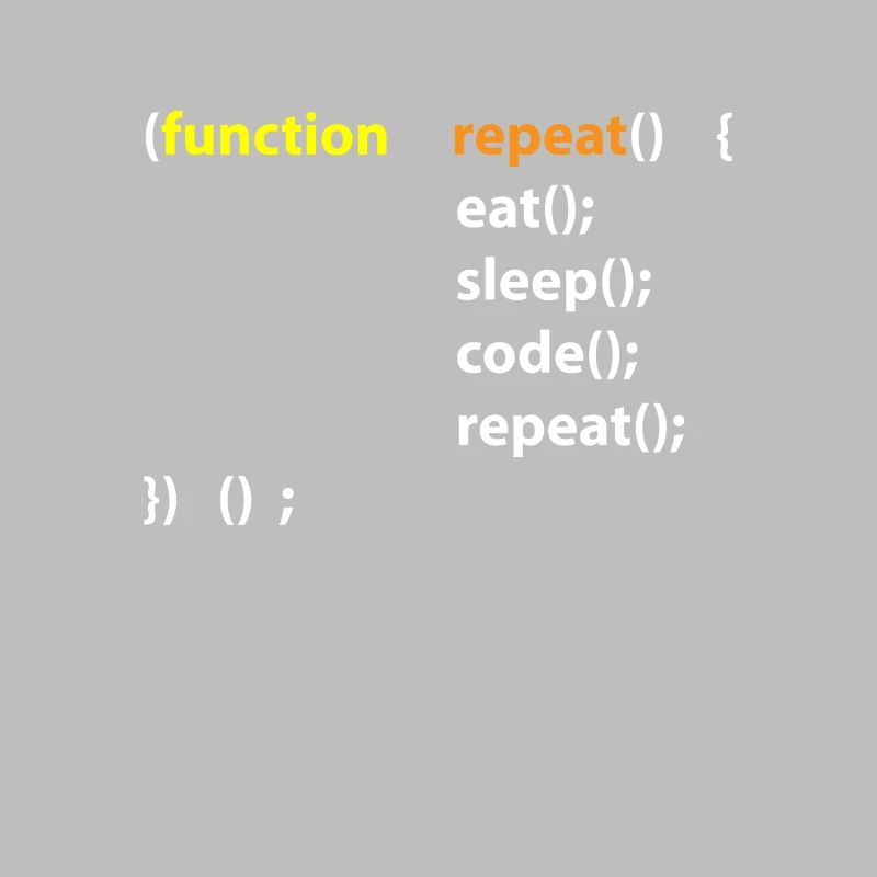 Code Eat Sleep Repeat Hacker IT Cadeau