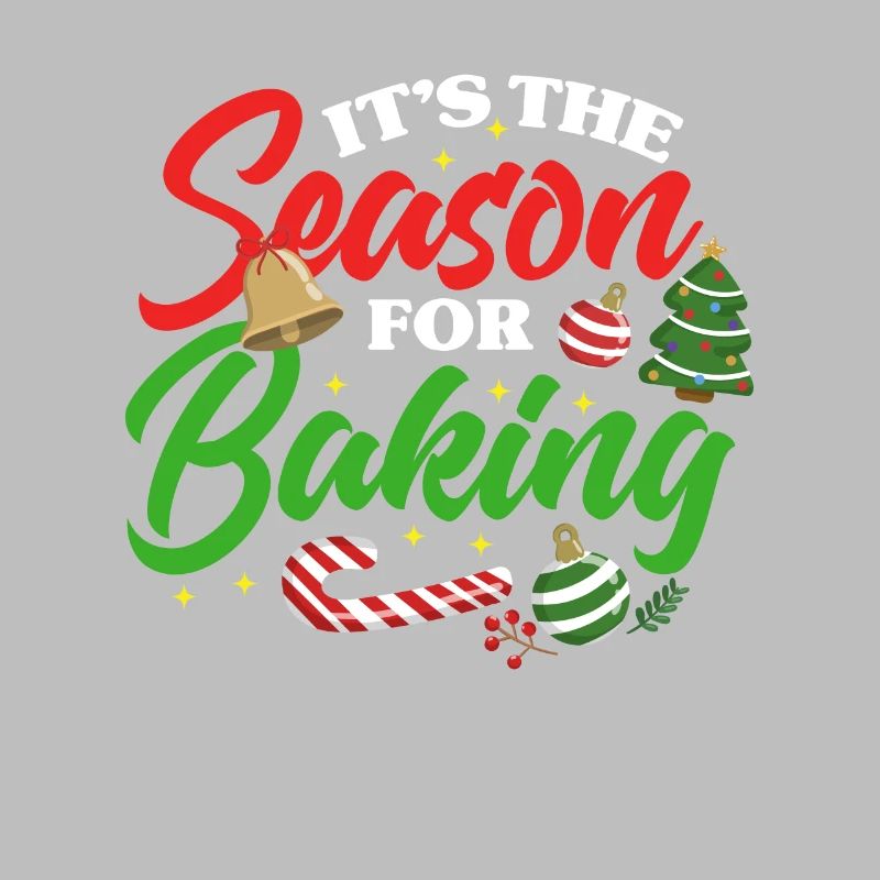 L'équipe de biscuits de Noël la cuisson des biscuits de Noël