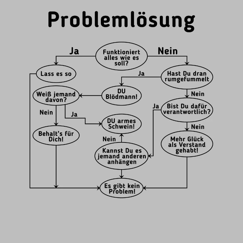 Programmierer Problemlösung Computer Nerd Admin Ge