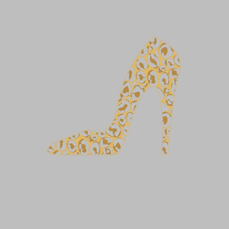 High heels leopard leo pattern