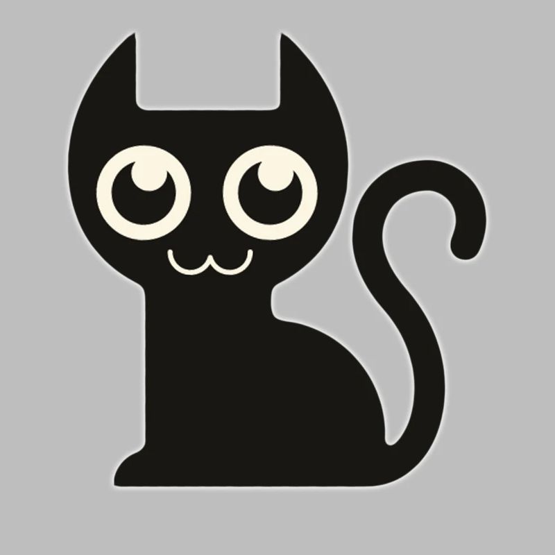 Cadeau de patte de chat de conception drôle de chat