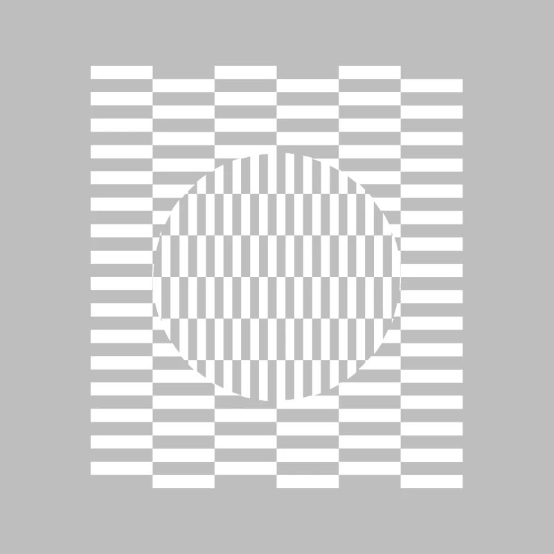Imagination d'illusion de perception de grille visuelle