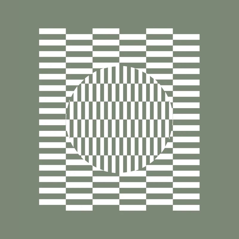 Imagination d'illusion de perception de grille visuelle