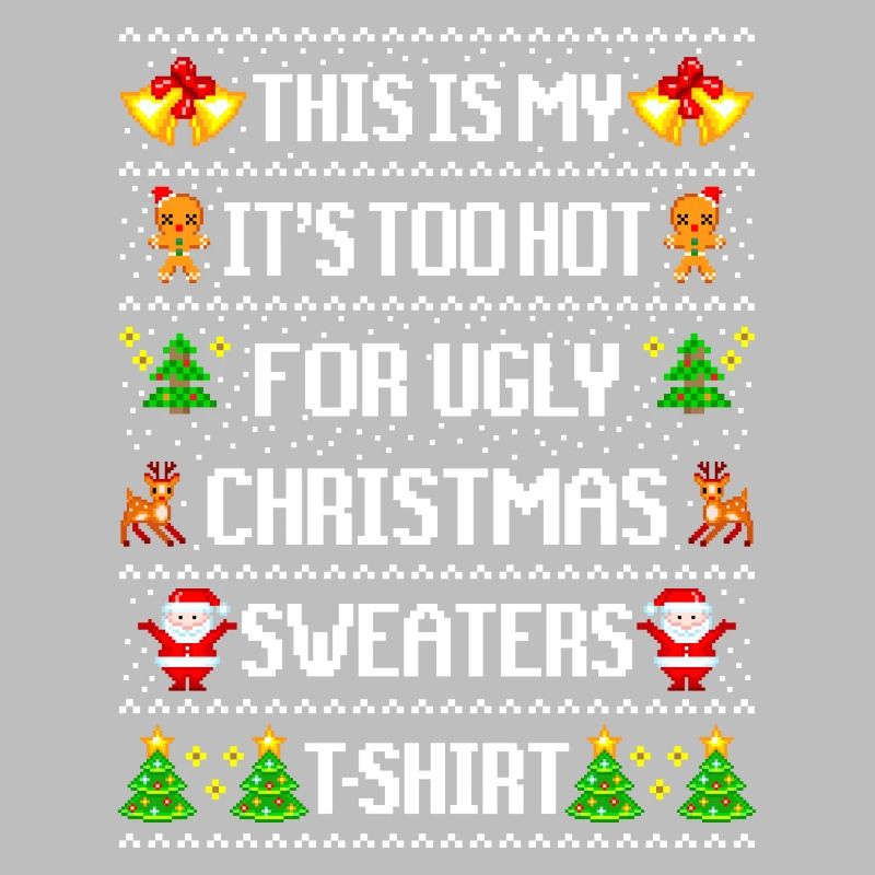 Hässlicher Pullover mit Weihnachtshumor