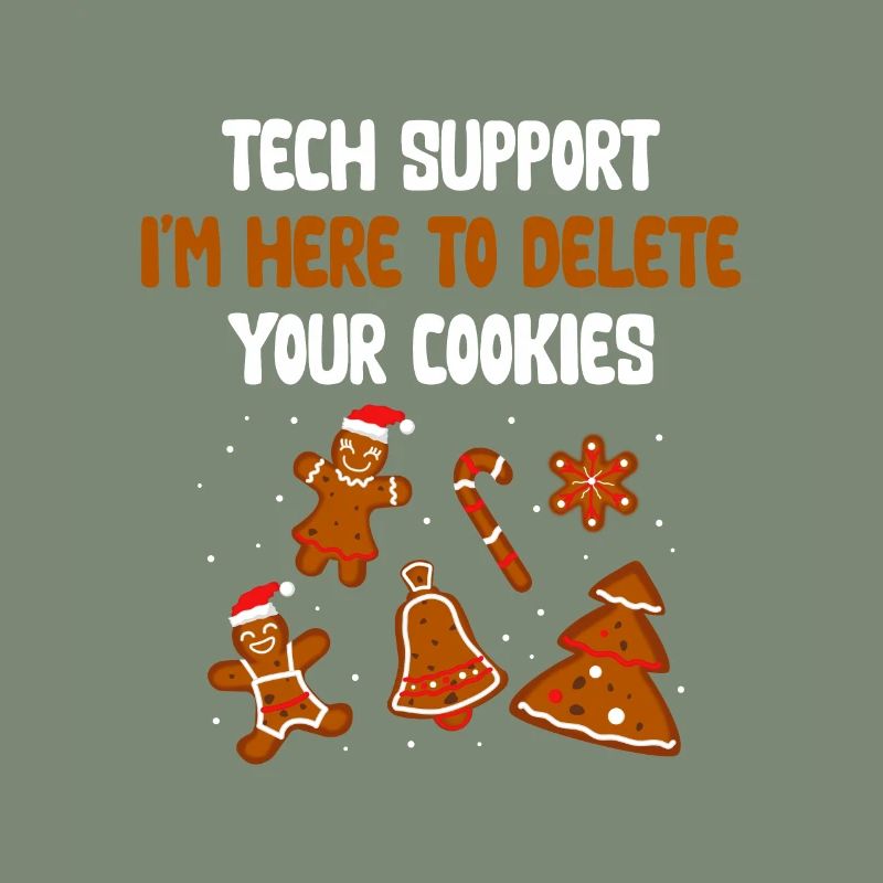 Support technique Noël biscuits IT