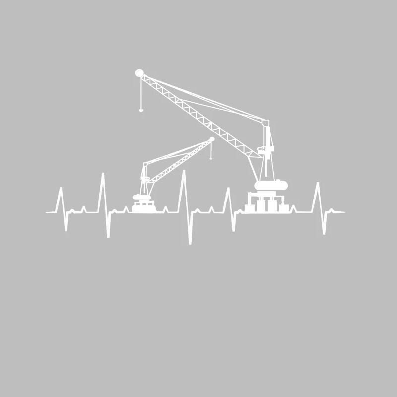 Crane cranes crane operator construction site excavator gift