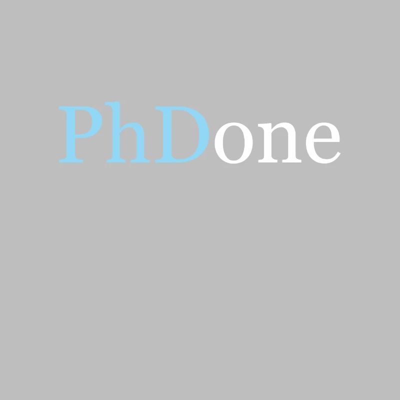 PhDone PhD Graduate ph.d Doktor Promotion Dr