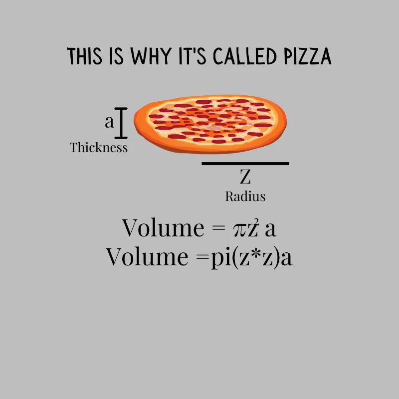 Pizza Math Pi Student Engineer Professor