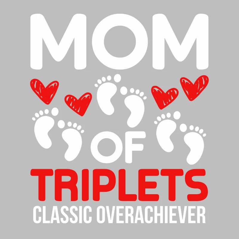 Mère de triplés triplés maman enceinte