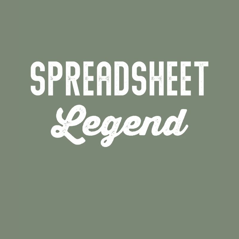 Spreadsheet Legend Table Accountant Controller