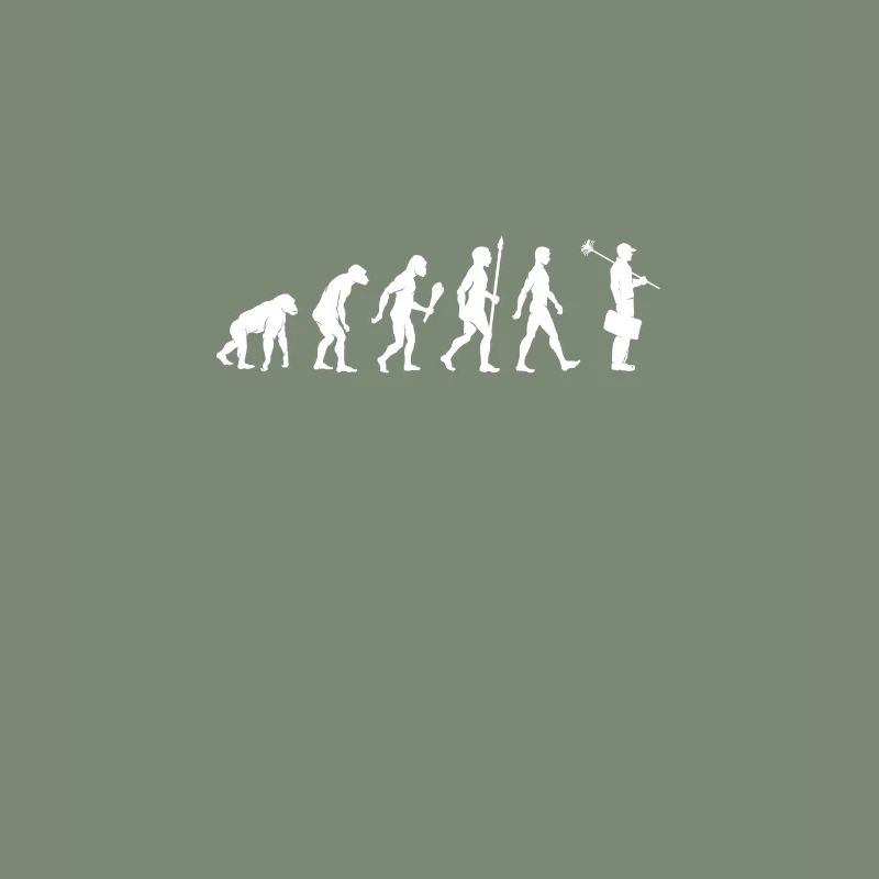 Lustige Schornsteinfeger Evolution Geschenkidee