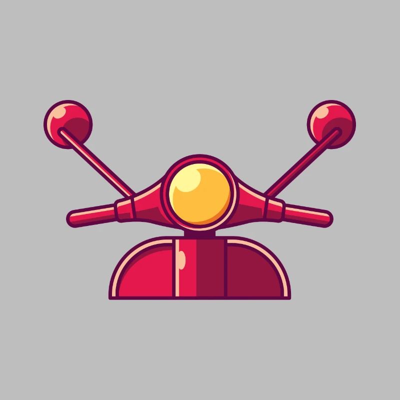 ROLLER RETRO Roller Geschenk Moped Rollerfahrer