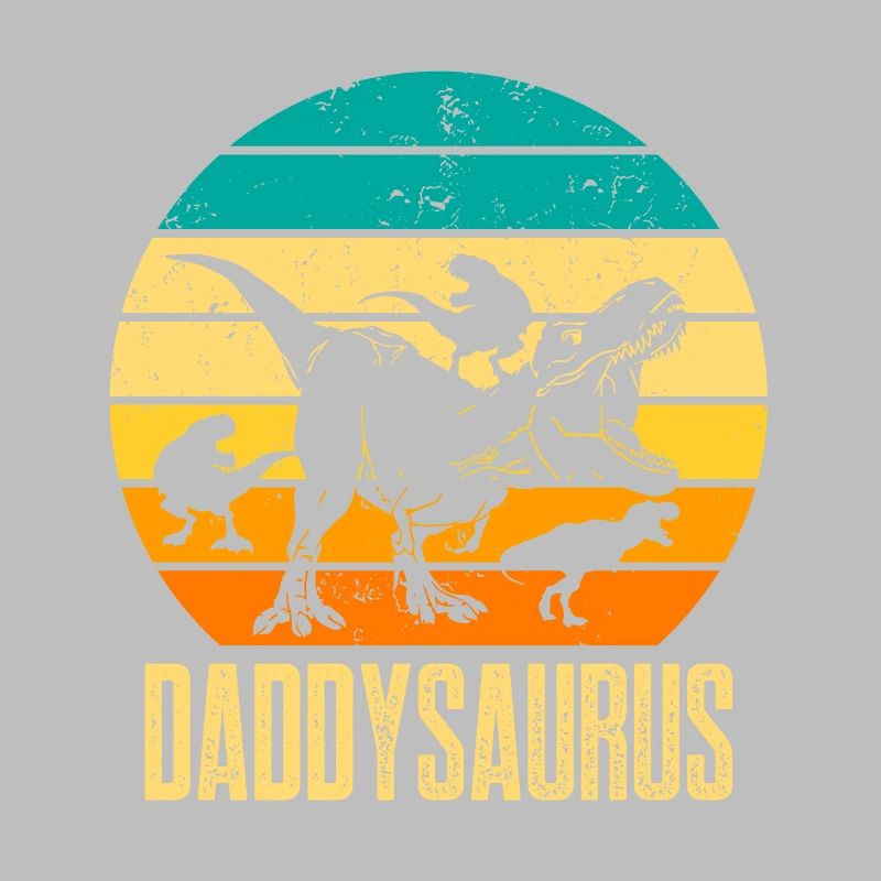 Papasaurus Papasaurus Tiranosaurus Rex de couleur