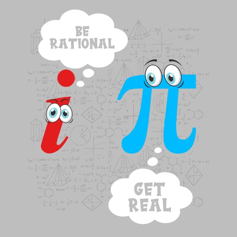 Funny Be Rational Get Real Math Pun Statistics