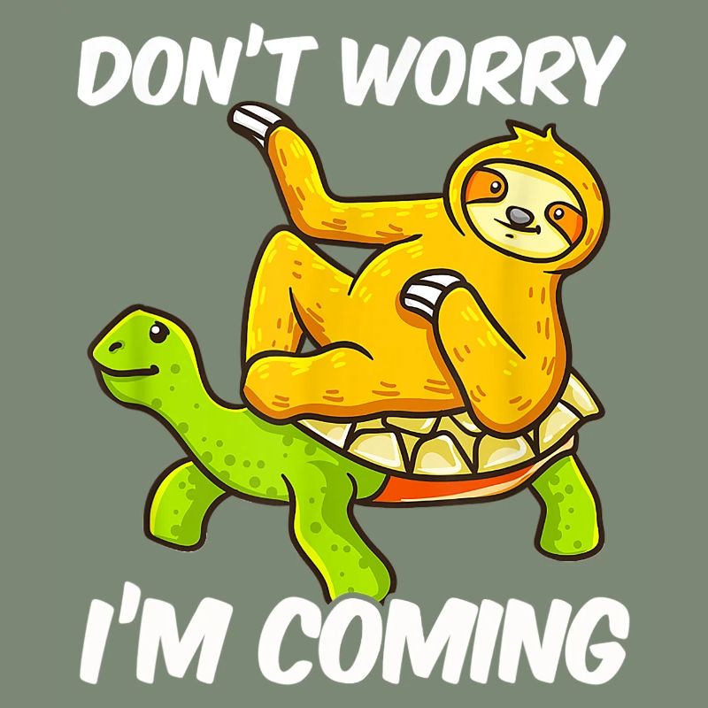 Sloth sloth lazy riding turtle