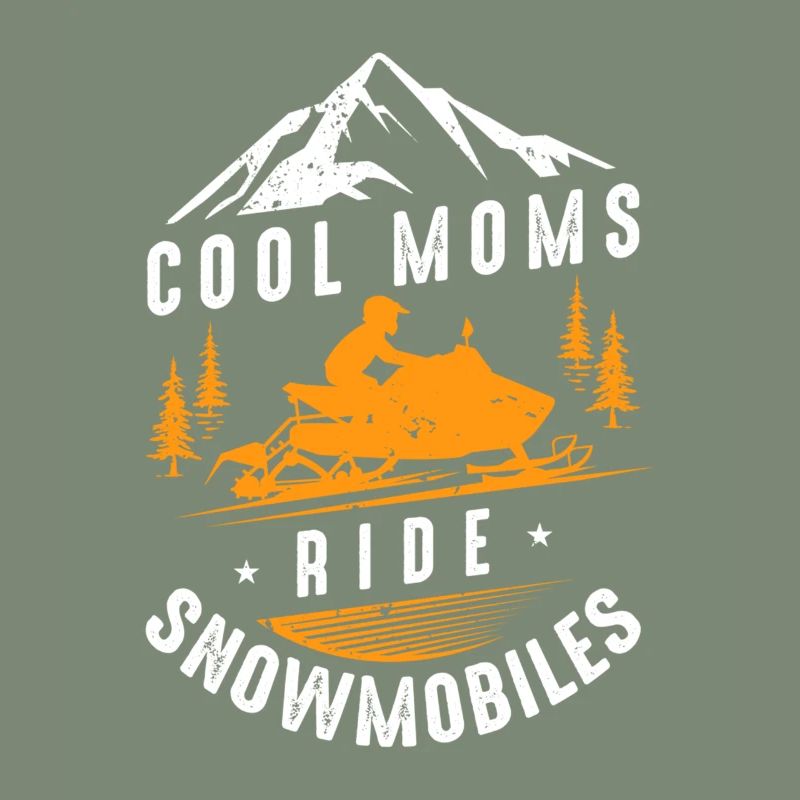 Muttertag Snowmobile Mom Mama Mutter
