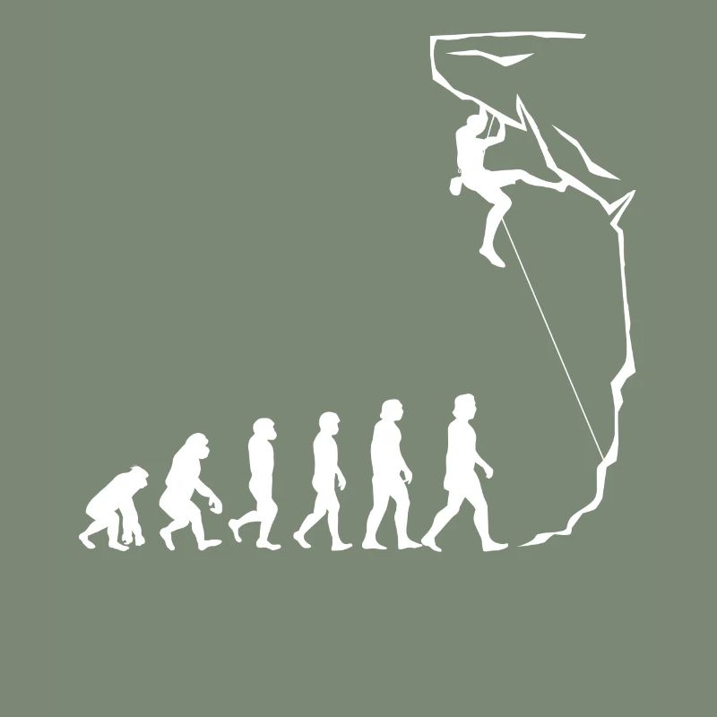 Evolution des Kletterns, Bouldern, Bergsteigen