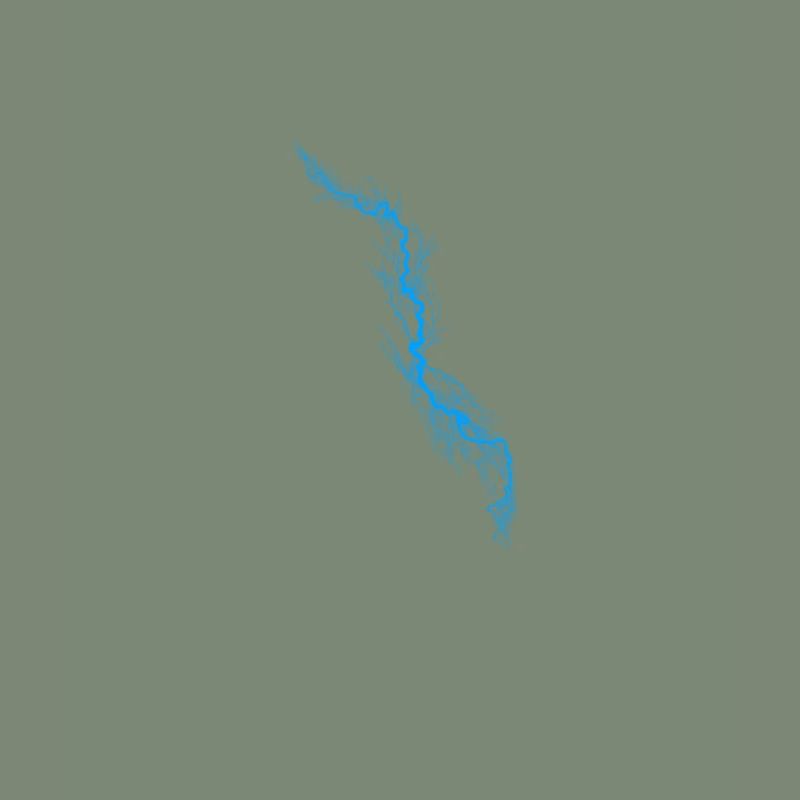 Blue Lightning Personalizable Thunderstorm Current