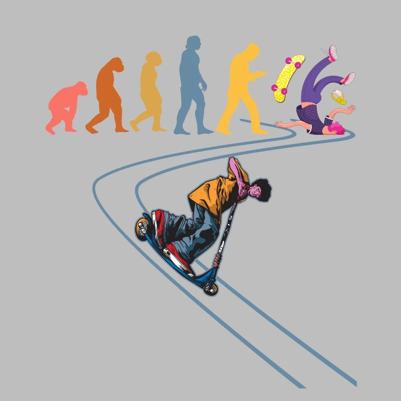 Trottinette cascadeur roller rollers de cascade roller